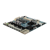 Zeroone Intel Haswell Double Mobile DDR3 Industrial Motherboard Grafis Terintegrasi 6 Port LAN Firewall Appliance Desktop 64 GB