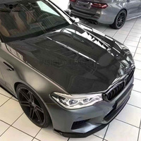 Capots moteur en fibre de carbone à ajustement parfait pour BMW 5S M5 G30 G38 F90 avec aération, kits de carrosserie et kits de conversion de pare-chocs