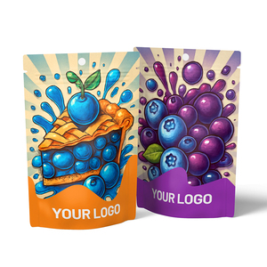 ถุง Mylar แบบมีซิปพิมพ์ลายได้ตามต้องการถุงแบบตั้งมีซิปสำหรับเก็บคุกกี้เหนียวบรรจุภัณฑ์พลาสติกพิมพ์ดิจิตอลเกรดอาหาร - Product Image 5