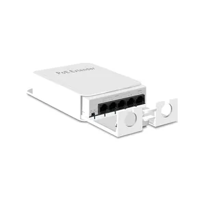 Active VLAN Waterproof PoE Extender With 250m Long Distance Data Transmission Support Wall Mounted And Track Slot Installation