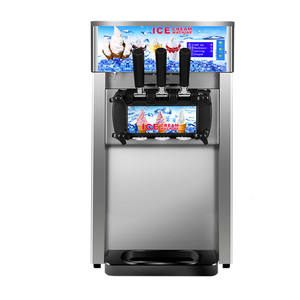 Máquina para hacer helados de servicio suave de mesa al mejor precio, 3 sabores, nueva condición para leche - Product Image 4