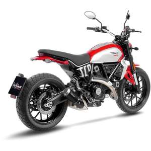 LV-10 sistema di scarico motociclistico in edizione nera per DUCATI SCRAMBLER 800 icona/a tutto gas/turno notturno 2023-2024 nuovo 18288 - Product Image 2