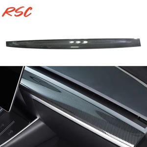 Pannello Decorativo in Fibra di Carbonio per Cruscotto Centrale Tesla <span class=keywords><strong>MODEL</strong></span> <span class=keywords><strong>3</strong></span> - Bestseller - Product Image 1