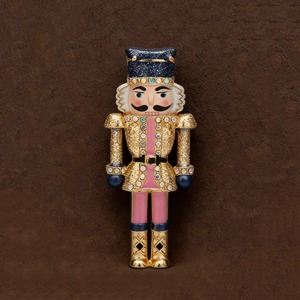 Broches fantaisie en émail motif <span class=keywords><strong>Casse</strong></span>-Noisette pour femmes et unisexe, adorables épingles cadeaux - Product Image 1
