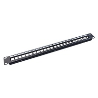 Panel Patch Kosong 1U 19 inci 24 Port STP CAT6A - Obral!