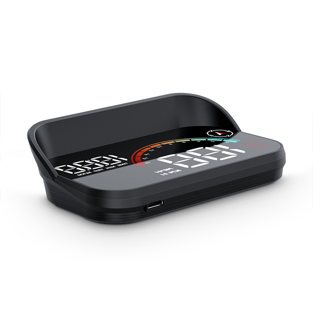 Universal Heads up Displays GPS Speedometer HUD Windshield Projector Compass Speeding Alert Featuring Clock Function