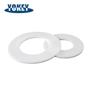 अनुकूलित थोक ptfe नई सामग्री फ्लैट गैकेट्स हाइड्रोलिक सिस्टम के लिए सफेद सीलिंग रिंग 40 ~ 90 तट कठोरता उच्च/निम्न टेम्प - Product Image 4