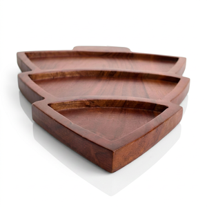 Premium Elegant Mango Wood Fish-Shaped Serving <b>Tray</b> | Handcrafted Eco-Friendly Durable Polished Appetizer <b>Snack</b> Charcuterie - Product Image 1