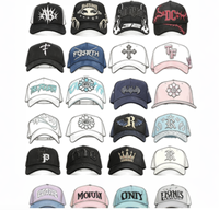 Fabricant Grossiste Haute Qualité G5 Nouveautés Casquettes à Visière Courbe 5 Panneaux en Daim avec Broderie et Logo Métallique