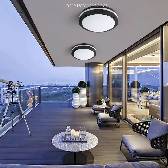 Modern Design IP65 36W LED Bulkhead Light Die-Cast Aluminum Surface Mounted Ceiling Light AC220V Tri-proof