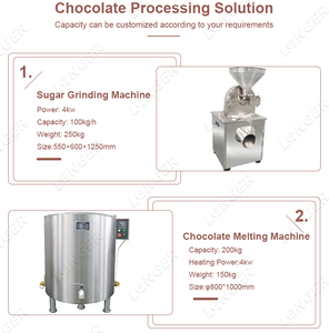 Giá thấp sô cô la nóng chảy máy liên tục dòng mixer lỏng sô cô la dây chuyền sản xuất - Product Image 4