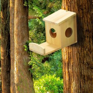 Gabbia per piccioni all'aperto casa nido <span class=keywords><strong>di</strong></span> uccelli con <span class=keywords><strong>un</strong></span> mini bar può fare da te con adesivi o disegni - Product Image 4