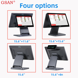 Sistema POS Táctil Ultrafino para Comercios GSAN, Sistema POS Todo en Uno con Pantalla Táctil <span class=keywords><strong>de</strong></span> 15.6 Pulgadas para Restaurantes, Máquina Punto <span class=keywords><strong>de</strong></span> Venta con <span class=keywords><strong>Windows</strong></span> - Product Image 6