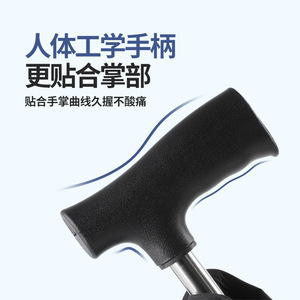 Chaise pliante télescopique légère et portable Lin Jin en tissu, avec fonction de bâton de marche et siège intégré, idéale pour la randonnée en extérieur - Product Image 5