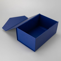 Boîte cadeau en carton noir pliable écologique en gros, boîte cadeau magnétique vide blanche pour cosmétiques, idéale pour les petites entreprises