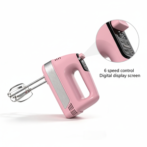 Mini batteur électrique à main pour la pâtisserie, batteur à œufs, <span class=keywords><strong>robot</strong></span> culinaire, batteur électrique avec affichage numérique, appareils de <span class=keywords><strong>cuisine</strong></span> - Product Image 3
