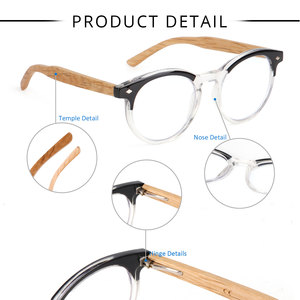 Lunettes d'ordinateur anti-radiation avec branches en bois, bloquant et filtrant la lumière bleue, pour hommes et femmes - Product Image 5
