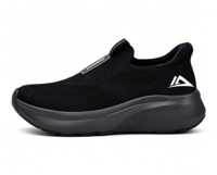 Chaussures de marche pour hommes avec logo personnalisé, faciles à enfiler, antidérapantes, sans lacets, légères, confortables, baskets de tennis