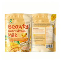 Poudre de lait au collagène avec extrait de goyave et de pamplemousse, saveur mangue, boisson lactée instantanée en poudre, lait éclaircissant pour la beauté de la peau