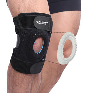 Genouillères de soutien articulaire, accessoire pour le genou, réglable, grande taille, avec bande de Compression pour réduire la douleur articulaire, avec double stabilisation et genouillères - Product Image 1