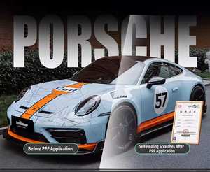 Película Protectora de Pintura Transparente Brillante Autoadhesiva para Vehículos, Rollo de Poliuretano para Envoltura de Automóviles, Película de TPU PPF para Carrocería - Product Image 1