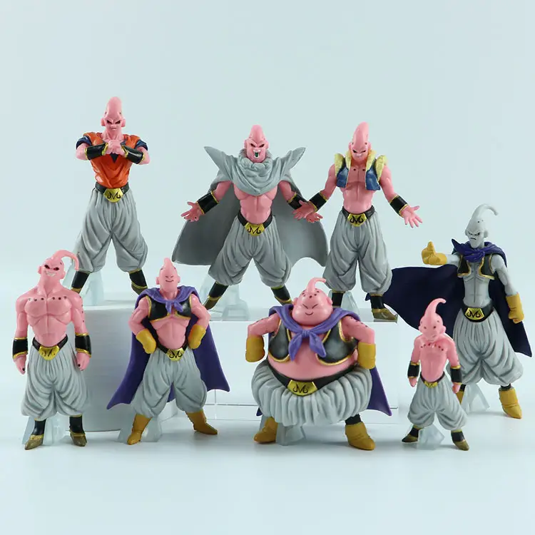 Wholesale 8PCS/SET Goku Anime Figures Majin Buu Action Figure Dragoned Balls Z PVC DBZ Collection Model Toys for Kids Gifts