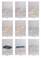 Table d'appoint en aluminium couleur argent haut de gamme Table basse au design moderne pour la décoration de la maison et de l'hôtel dernier modèle