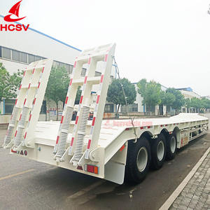 Semirremolque <span class=keywords><strong>de</strong></span> Cama Baja <span class=keywords><strong>de</strong></span> 3 Ejes, 50 Toneladas, Directo <span class=keywords><strong>de</strong></span> Fábrica, <span class=keywords><strong>Segunda</strong></span> <span class=keywords><strong>Mano</strong></span> en Venta - Product Image 3