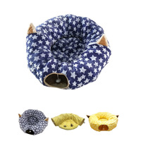 Nouveau lit-tunnel pliable pour chat en flanelle en forme de S, jouet auto-entretenant transfrontalier DG-KN032