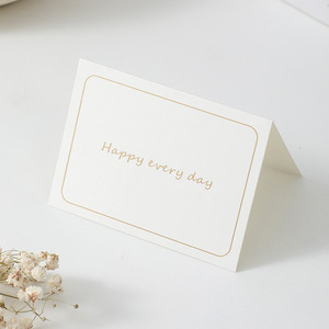 Biglietti <span class=keywords><strong>di</strong></span> ringraziamento personalizzati per clienti, biglietti regalo in carta per piccole imprese, biglietti colorati con stampa a caldo e buste abbinate - Product Image 3