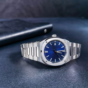 Logotipo personalizado Reloj de pulsera Uhr Herren Pulsera de acero inoxidable Relojes de cuarzo Hombres Relojes de acero de lujo - Product Image 4