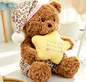 Oso de Peluche <span class=keywords><strong>Musical</strong></span> para Dormir, Juguete de Peluche Electrónico Personalizado, Oso de Peluche Marrón - Product Image 2