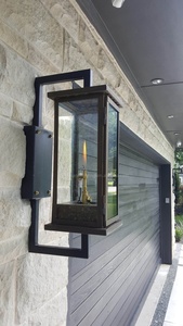 Lámpara de Pared Negra Vintage de Alta Gama, Apliques de Pared Exteriores de Cobre para el Hogar, <span class=keywords><strong>Hotel</strong></span>, Villa, Iluminación Exterior, Entrada, Pasillo - Product Image 2