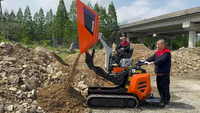 ANTSPOWER 2026 Schnelle Lieferung 600KG Diesel Hydraulischer Sensitiver Kraftbetriebener Minidumper – Heiß begehrter günstiger chinesischer Mini-Dumper