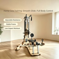MJD-W42 Reformer de Pilates professionnel en bois de chêne, équipement d'entraînement complet pour le corps, pour studio et fitness à domicile