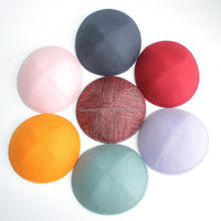 Kipá de Seda al por Mayor de Fábrica, Kippah, Kipa, Yarmulkes, Bordado de Logotipo Personalizado, Gorro Judío, Kipá de Boda, Kipot, Yarmulke