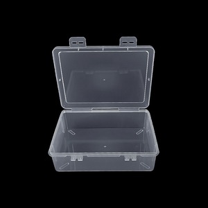 Plastic <b>Storage</b> <b>Box</b> Rectangle 1950 Covered Organizing Container For Parts Jewelry Samples Stationery - Product Image 3
