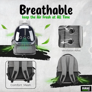 Wholesale Bubble Cat <b>Backpack</b> Space Pet <b>Carrier</b> with Transparent Window Ergonomic Design and Breathable Ventilation - Product Image 5