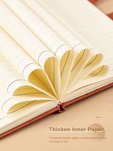 A5 PU <b>Leather</b> Business Office Notebook Hardcover <b>Notepad</b> with Button Customizable Logo - Product Image 4