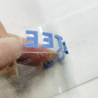 Usine personnalisée écologique sérigraphie 3D effet surélevé Silicone souple fer à repasser patchs de transfert de chaleur pour chapeaux vêtements