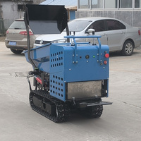 Mini-dumper chenillé électrique auto-chargeur, entièrement hydraulique, télécommandé, non polluant, 500 kg, pour l'exploitation minière