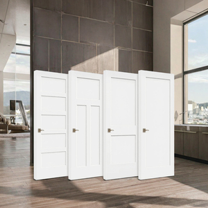 Puerta Interior de Madera Compuesta Sólida, Moderna, Insonorizada, de Madera, Tamaño Personalizado para Dormitorio, Apartamento, Hotel, Proyecto OEM - Product Image 2
