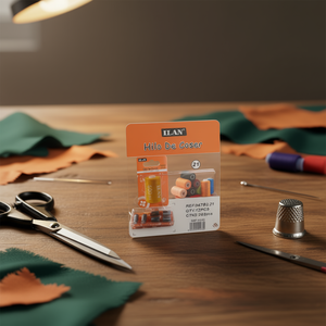 ด้ายเย็บผ้าอิลัน 500 ม. 21 สี แพ็คหลายสี สำหรับงานเย็บผ้า - Product Image 3