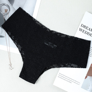 Nouvelle Collection : Culottes Femme Confortables en Dentelle Imprimée Multicolore, Couleur Unie Nude, Motifs Floraux et Lettres, Sexy - Product Image 5