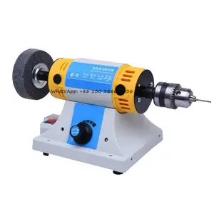 Fabriek Prijs 220-240V Verstelbare Speed Sieraden Metalen Draaibank Bench Polijstmachine Mini Diy Craft Buffing Slijpmachine Voor hout