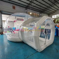 Tente gonflable à bulles transparente igloo dôme tente pvc globe clair gonflable maison à bulles pour camping en plein air fête de mariage