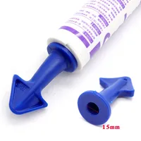 3pcs Applicateur de buse de calfeutrage Silicone Outils de calfeutrage Kit de coulis de finition Grattoir de nettoyage de sol Spatule de saleté de carrelage