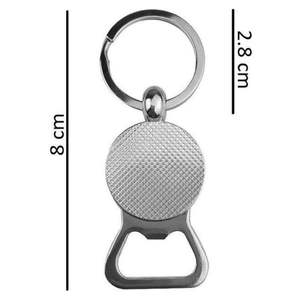 Llavero Abridor de Botellas Redondo Clásico de Aleación de Zinc con Sublimación Personalizada, Abridor de Cerveza Promocional Personalizado para Regalo - Product Image 5