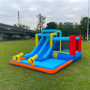 Château sautant pour le château sautant de videur gonflable d'enfants pour le toboggan aquatique combiné de château d'enfants