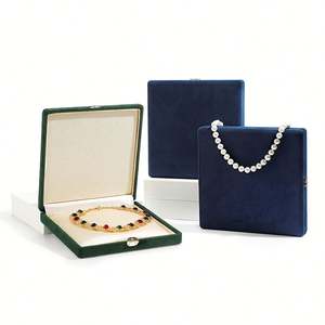 Juego de joyero de terciopelo para embalaje de pulsera de anillo con WEIMEI dorado - Product Image 4